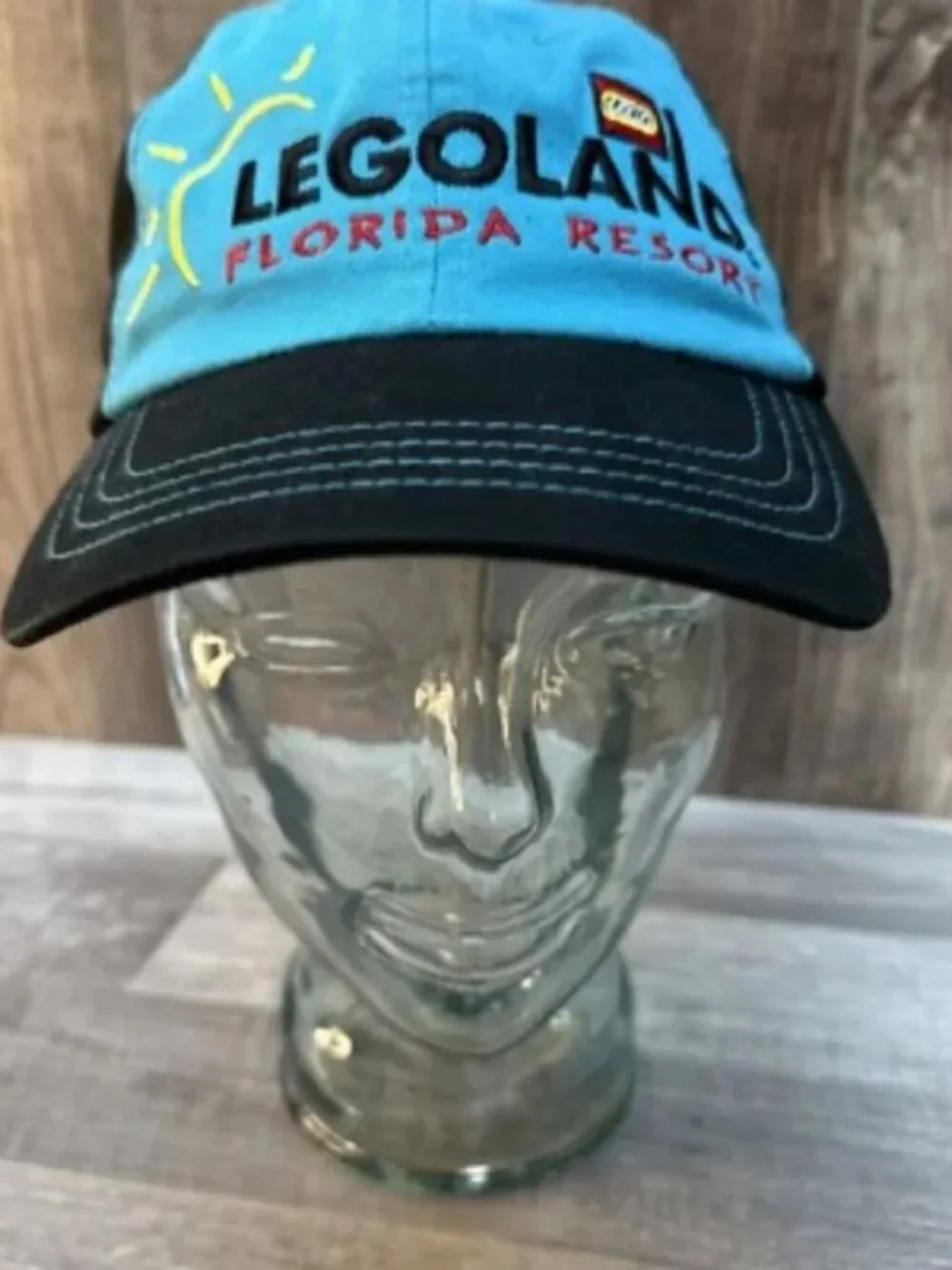 Lego Land Hat One Size Fits Most  Baseball Hat Hook and Loop Adjustable Back